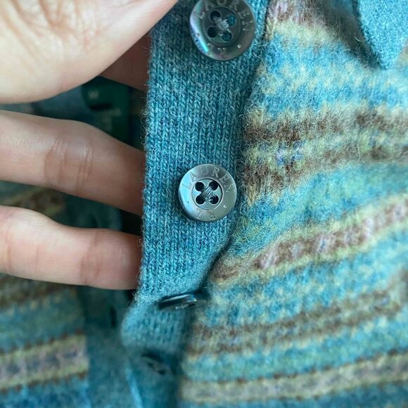 Vintage Lauren Ralph Lauren Lambswool Fair Isle Top Size S Preppy Coastal - Picture 6 of 8